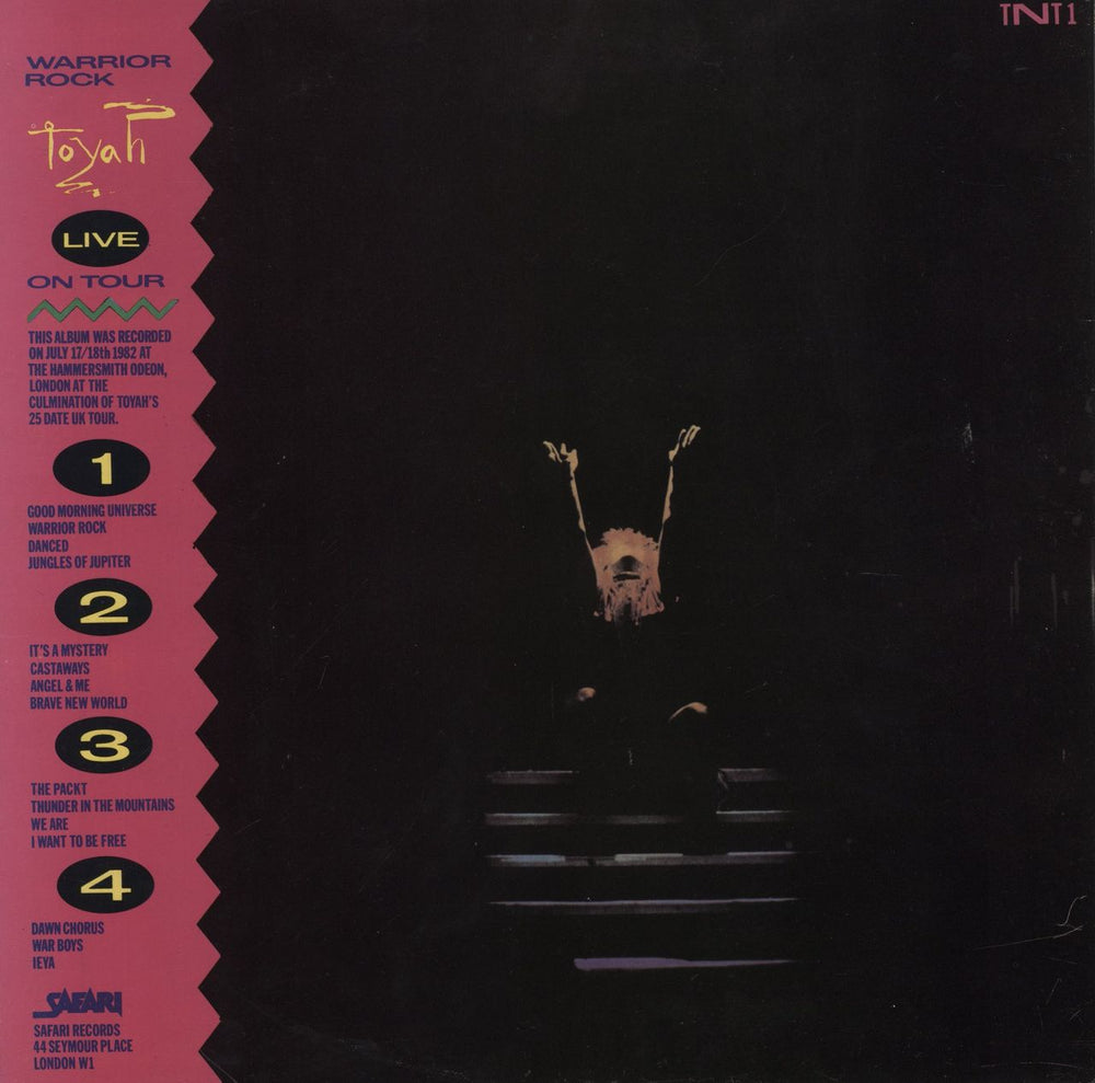 Toyah Warrior Rock - Toyah On Tour UK 2-LP vinyl record set (Double LP Album)