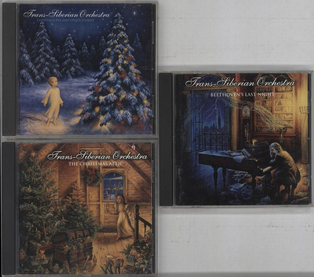 Trans-Siberian Orchestra Beethoven's Last Night/The Christmas Attic/Christmas Eve and Other Stories US 3" CD single (CD3) 83319-2/83145-2/92736-2/