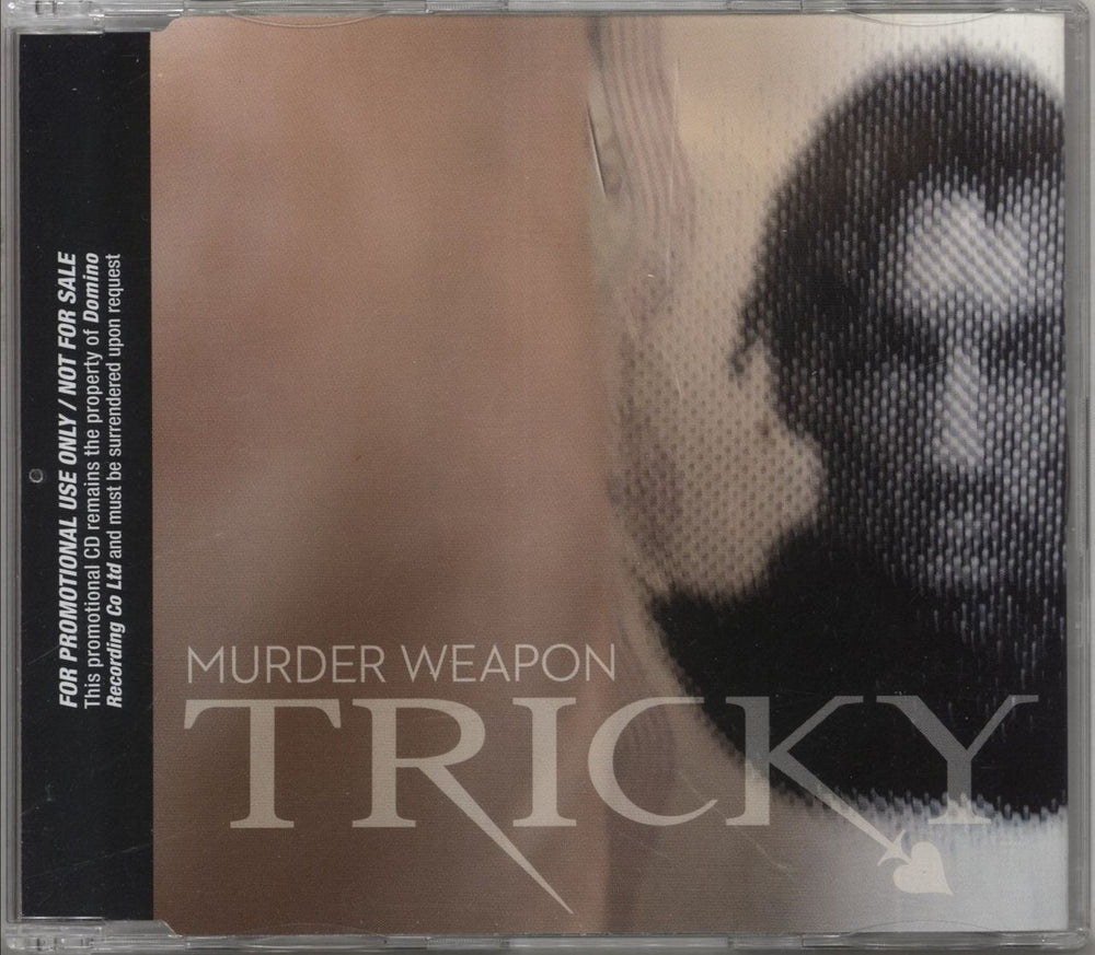 Tricky Murder Weapon UK Promo CD single (CD5 / 5") RUG376CDP