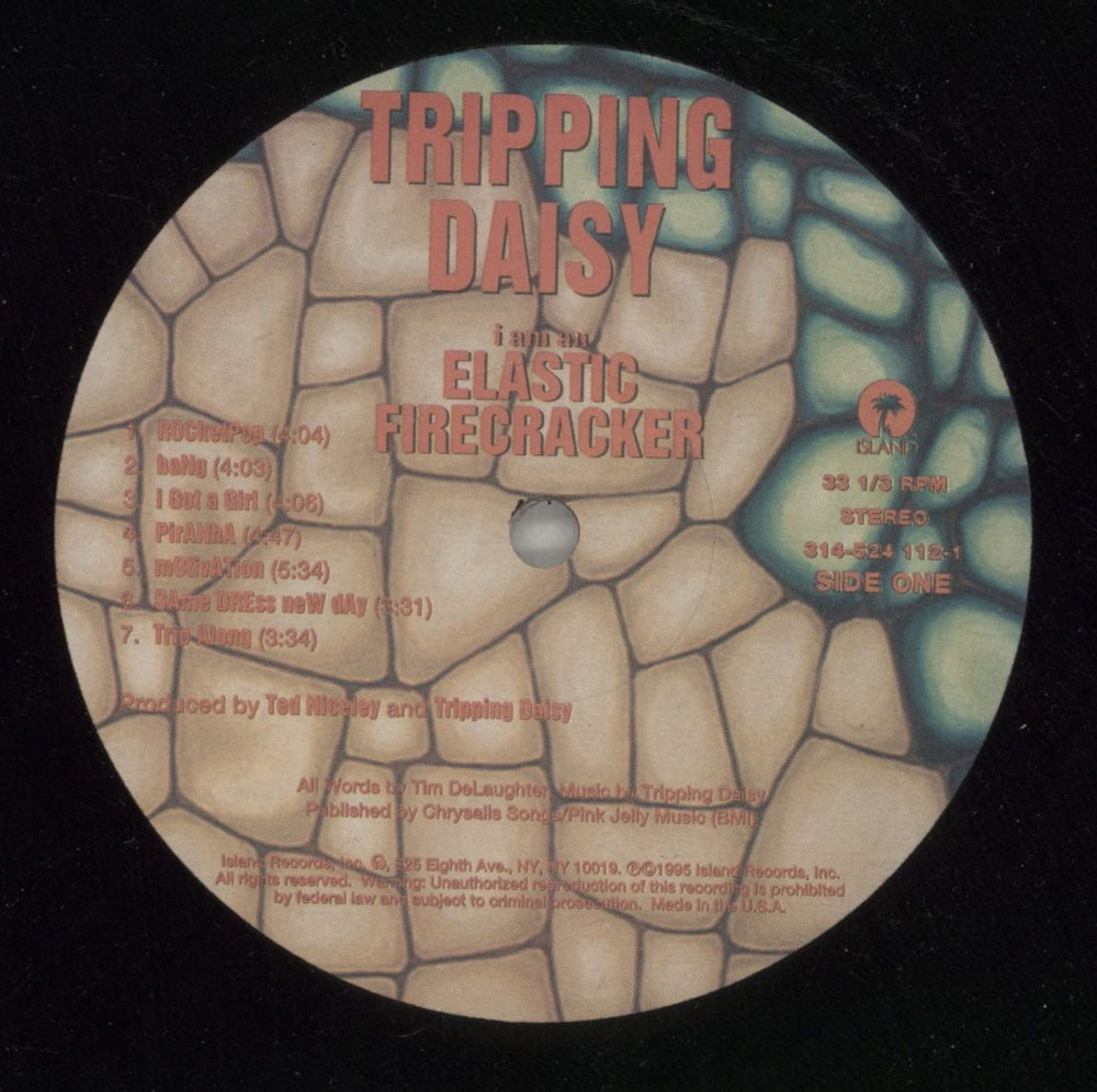 Tripping Daisy I Am An Elastic Firecracker US vinyl LP album (LP record) TPGLPIA868954