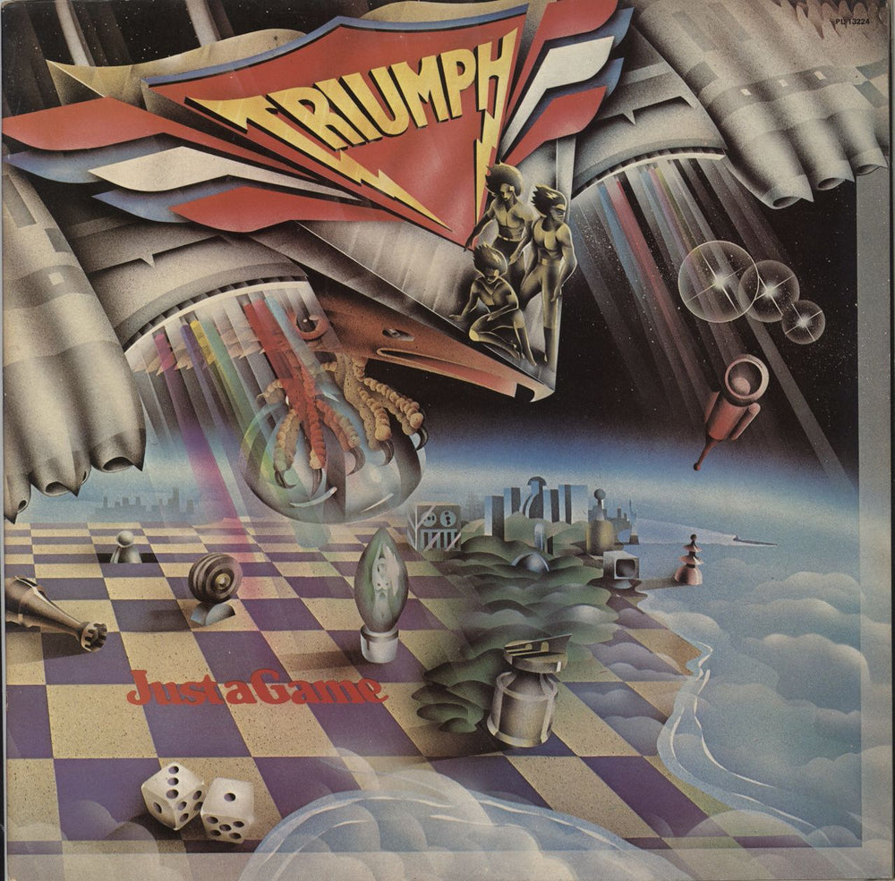 Triumph Just A Game - EX UK vinyl LP album (LP record) PL13224