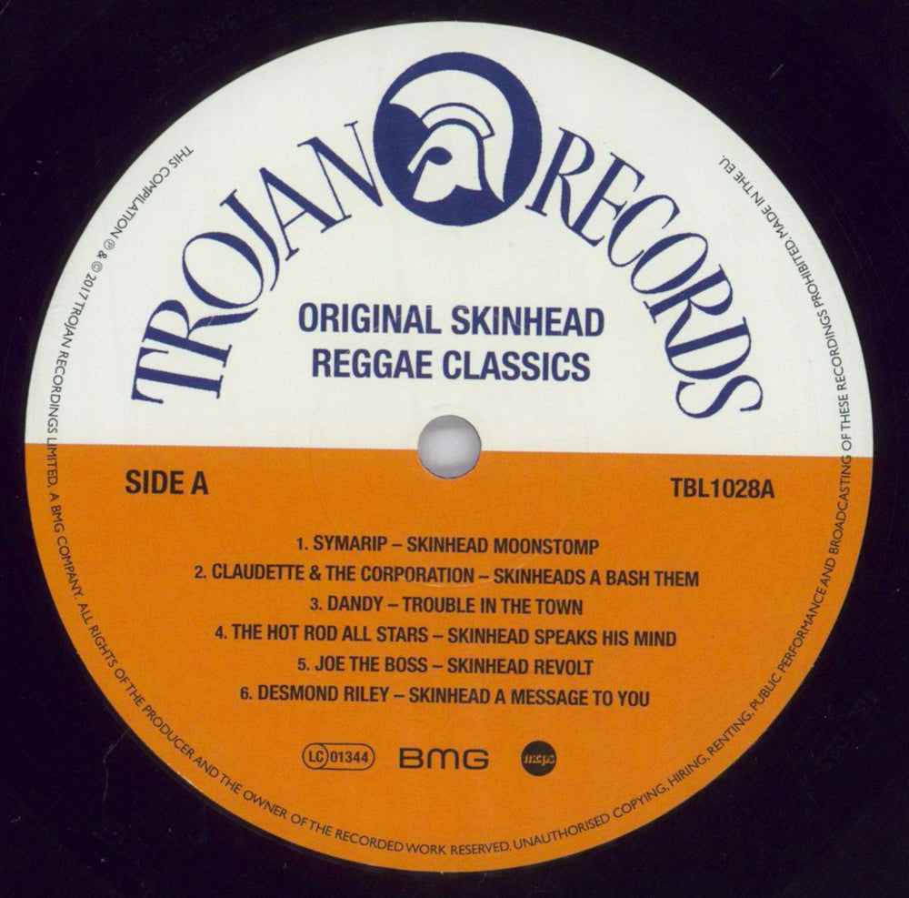 Trojan Records Original Skinhead Reggae Classics - VG UK vinyl LP album (LP record) T06LPOR831278