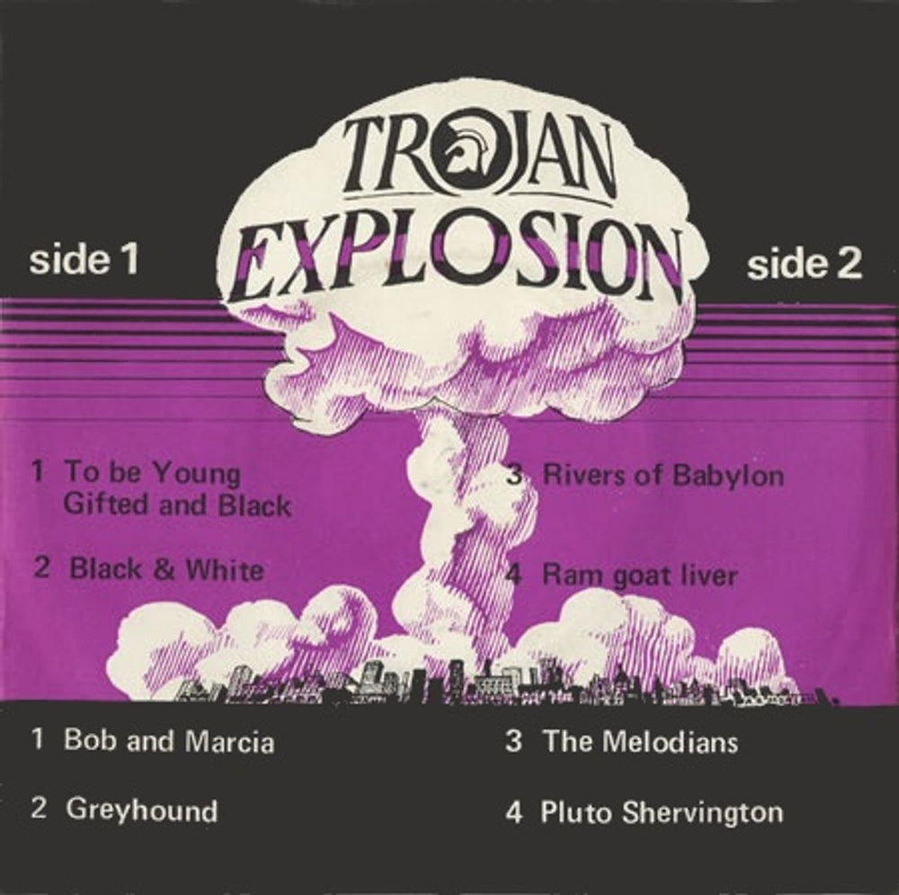 Trojan Records Trojan Explosion Volume 1 UK 7" vinyl single (7 inch record / 45) TMX4001