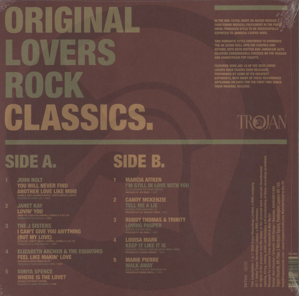Trojan Records Trojan: Original Lovers Rock Classics - Sealed UK vinyl LP album (LP record)