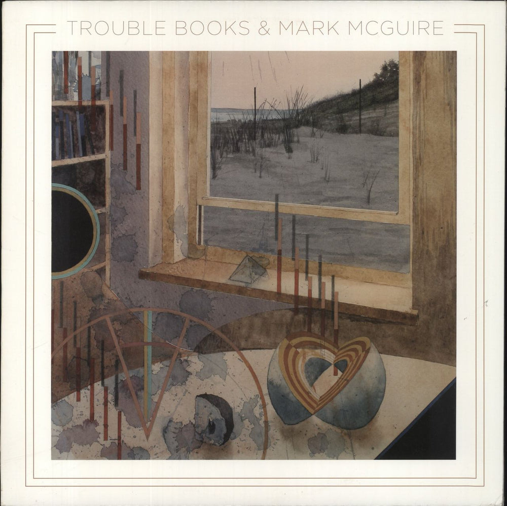 Trouble Books Trouble Books & Mark McGuire - Orange Vinyl US vinyl LP album (LP record)