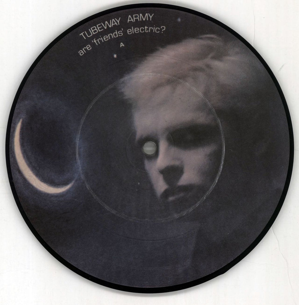 Tubeway Army Are Friends Electric? + Title Insert UK 7" vinyl picture disc (7 inch picture disc single) BEG18P