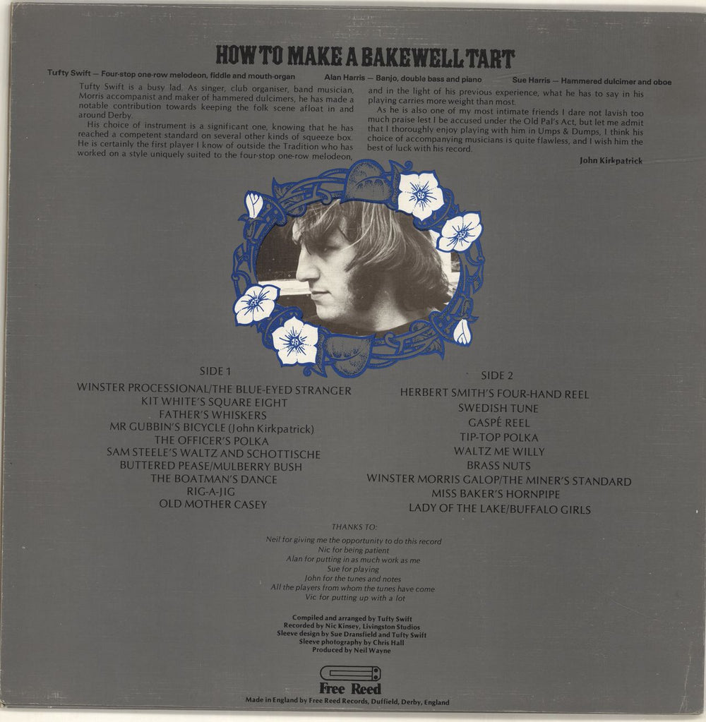 Tufty Swift How To Make A Bakewell Tart UK vinyl LP album (LP record)