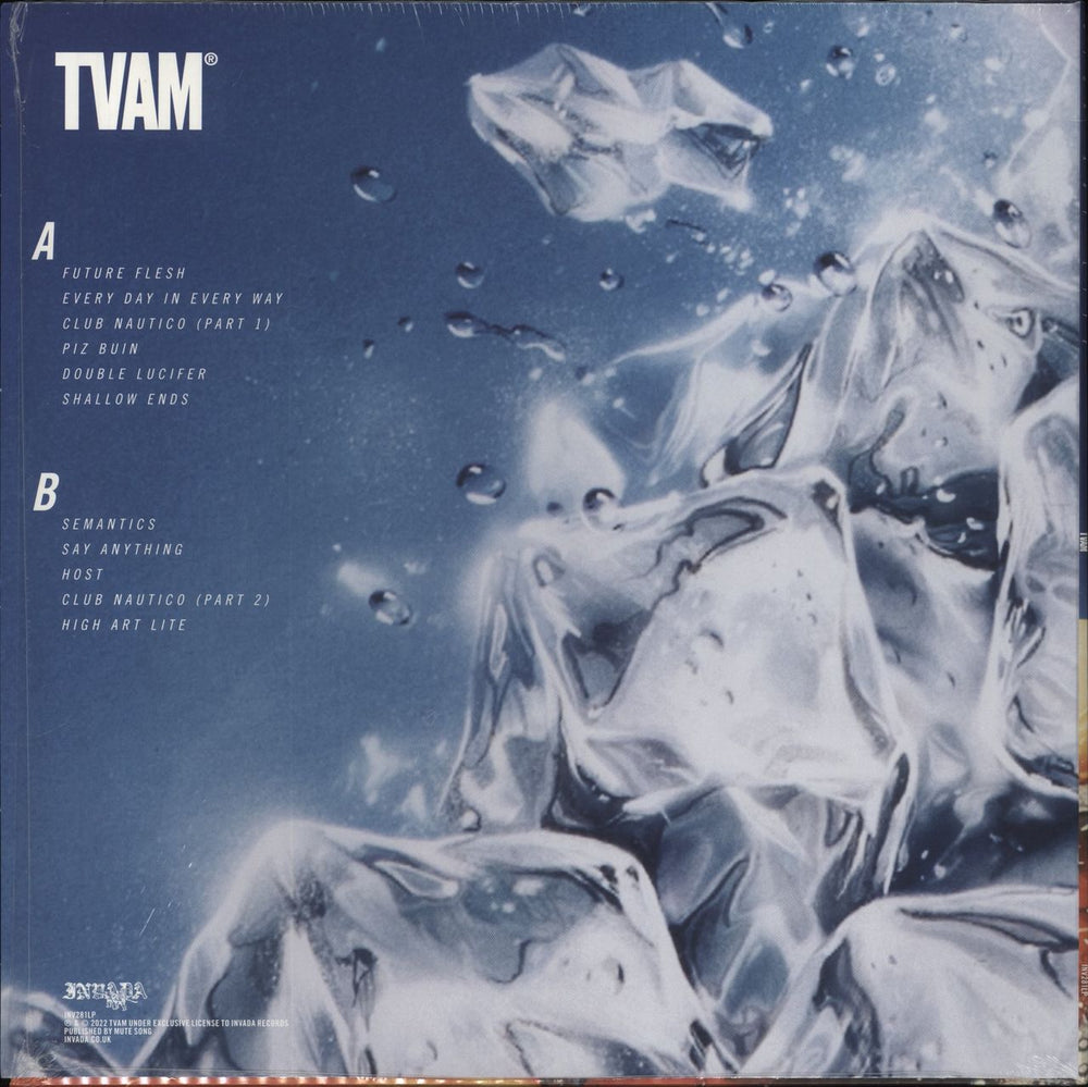 TVAM High Art Lite - Blue w/ Pink Splatter Vinyl UK vinyl LP album (LP record)