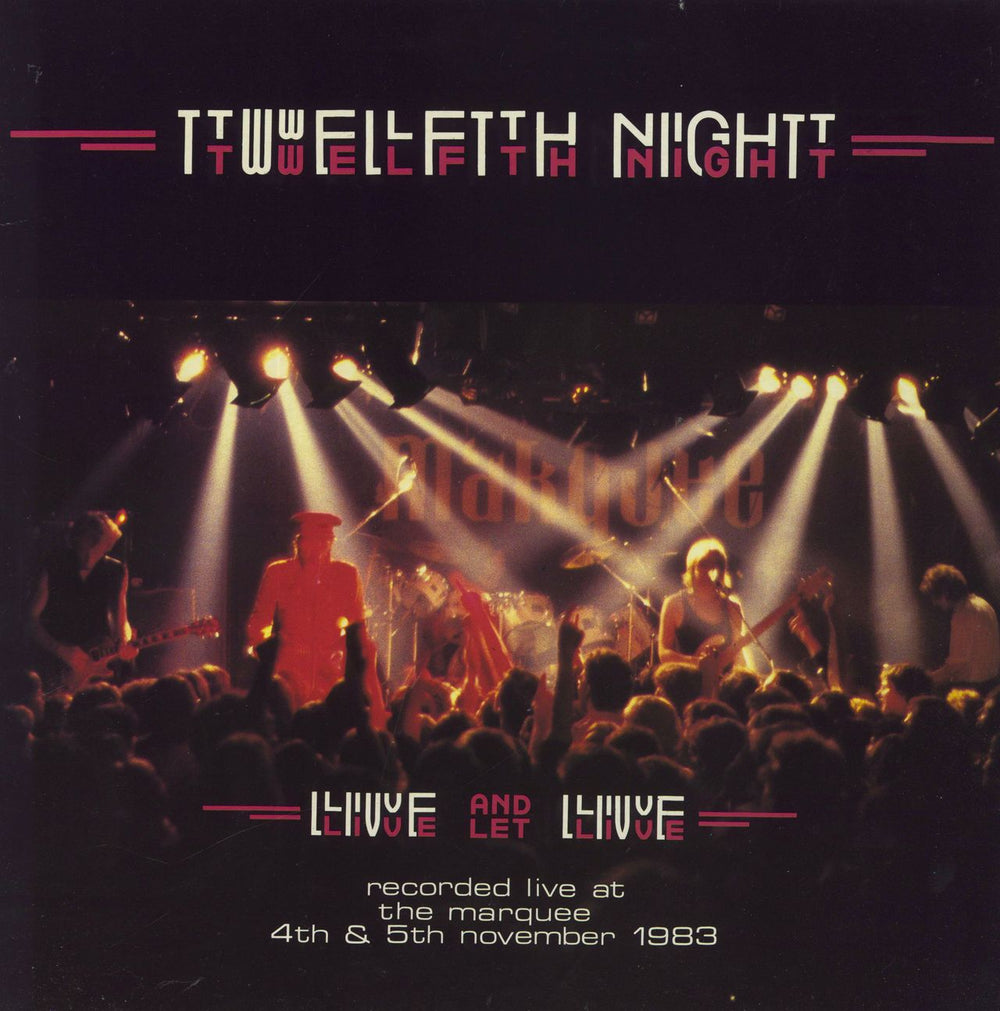 Twelfth Night Live And Let Live UK vinyl LP album (LP record) MFN18