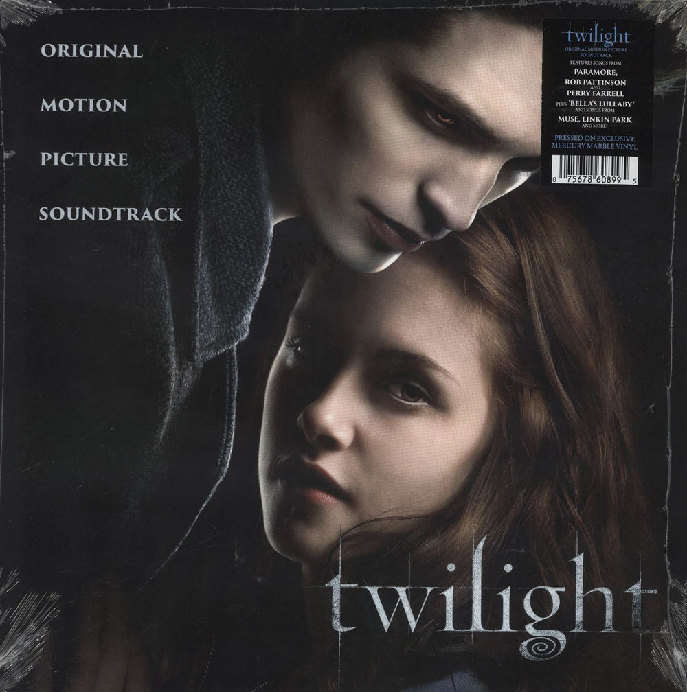 Twilight (Movie) Original Motion Picture Soundtrack - Mercury Marble Vinyl Sealed UK vinyl LP album (LP record) 075678609060