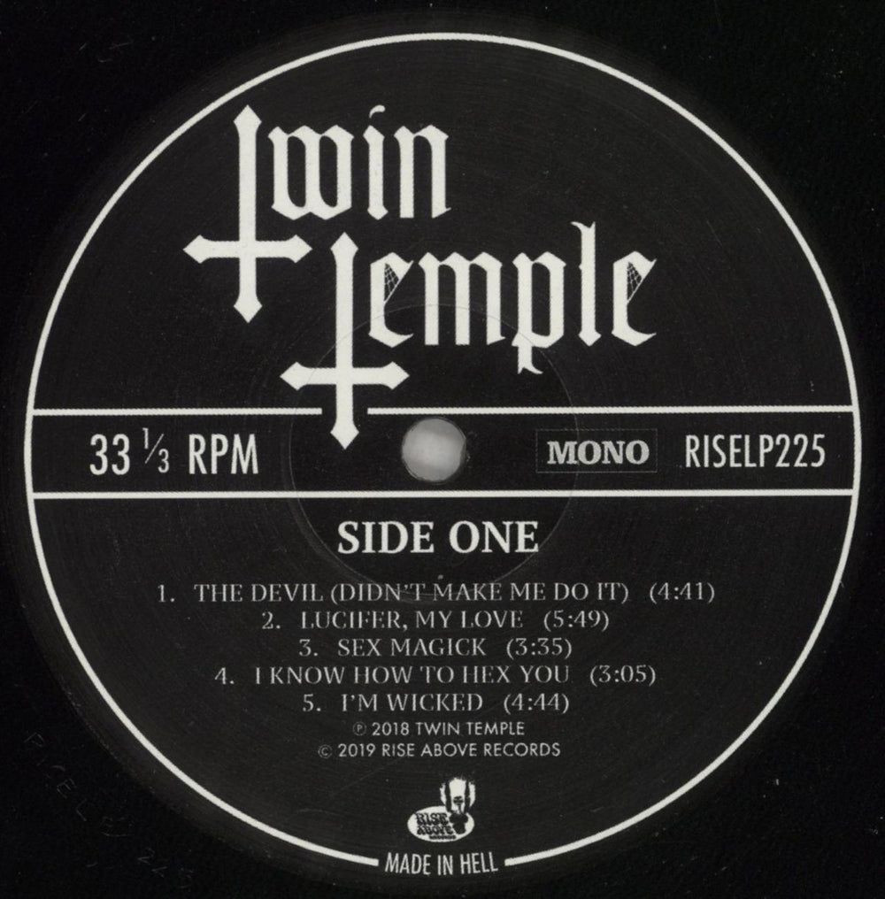 Twin Temple Twin Temple [Bring You Their Signature Sound.... Satanic Doo-Wop] UK vinyl LP album (LP record) 915LPTW873131