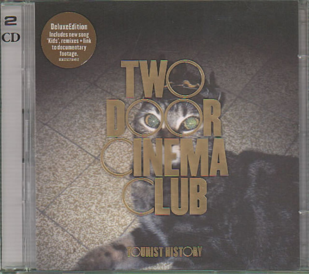 Two Door Cinema Club Tourist History: Deluxe Edition + Screen Printed Case UK 2 CD album set (Double CD) CDA031