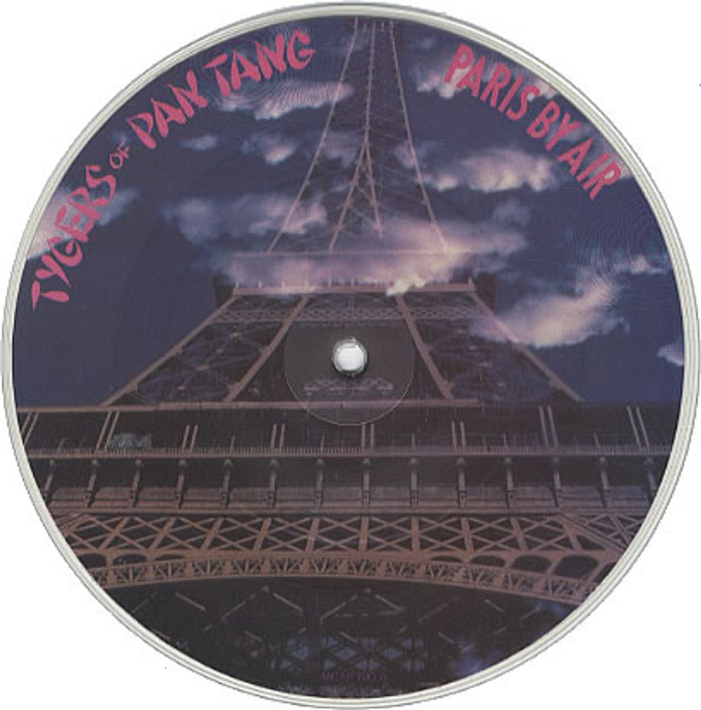 Tygers Of Pan Tang Paris By Air UK 7" vinyl picture disc (7 inch picture disc single) MCAP790