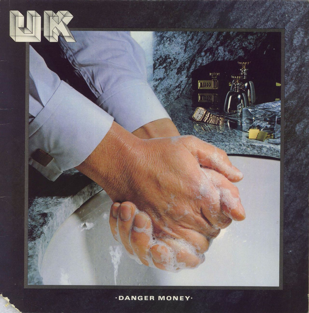 U.K. Danger Money - EX UK vinyl LP album (LP record) POLD5019