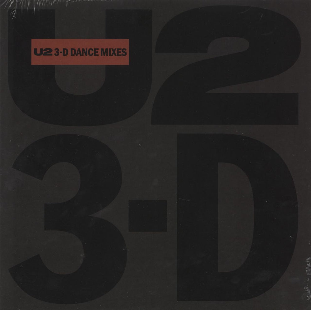 U2 3-D Dance Mixes - 180 Gram - Sealed UK 12" vinyl single (12 inch record / Maxi-single) U2COM13