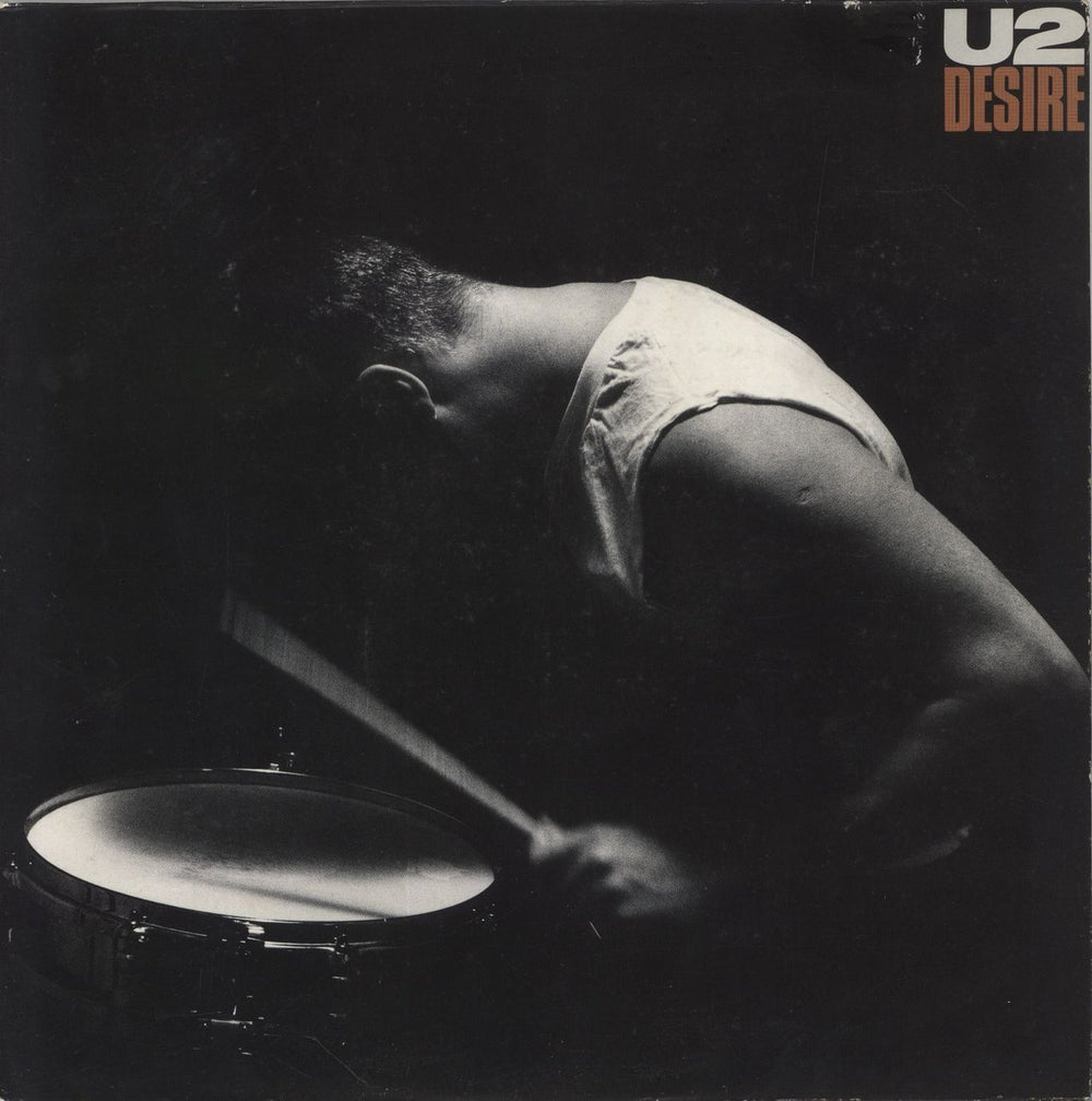 U2 Desire UK 12" vinyl single (12 inch record / Maxi-single) 12IS400