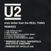 U2 Even Better Than The Real Thing - Remixes US CD single (CD5 / 5") 422-864-281-2