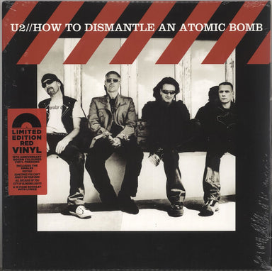 U2 How To Dismantle An Atomic Bomb - Red Vinyl 180 Gram - Sealed UK vinyl LP album (LP record) 602577660153