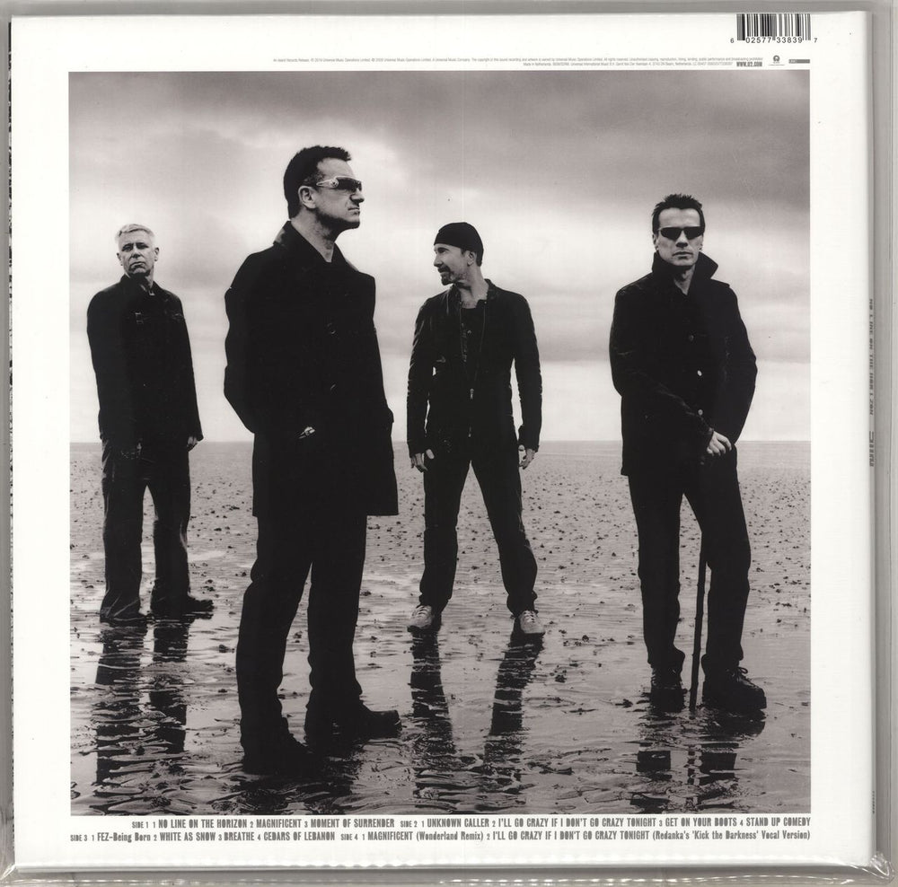 U2 No Line On The Horizon - 180gm Ultra-Clear Vinyl + Plastic Slipcase UK 2-LP vinyl record set (Double LP Album) 602577338397