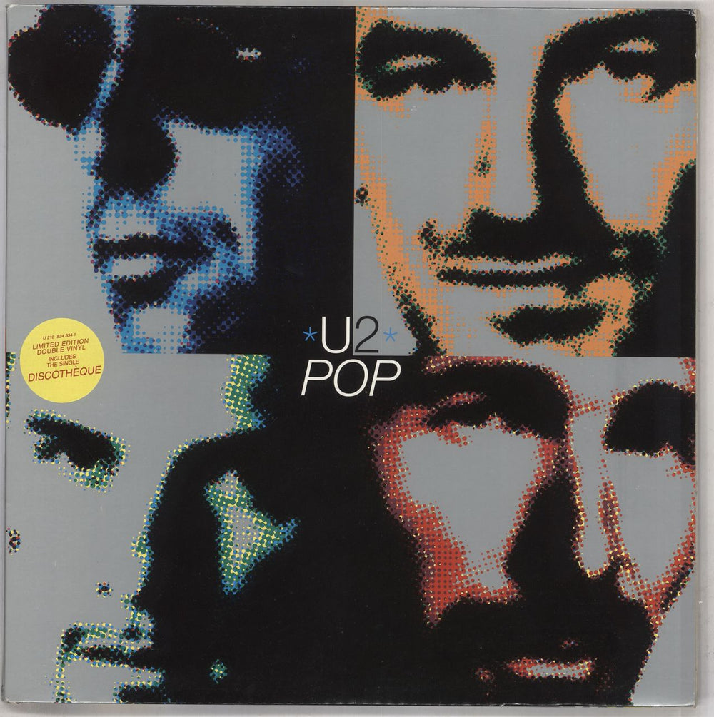 U2 Pop - EX UK 2-LP vinyl record set (Double LP Album) U210