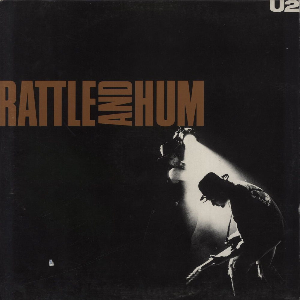 U2 Rattle And Hum - EX UK 2-LP vinyl record set (Double LP Album) U27