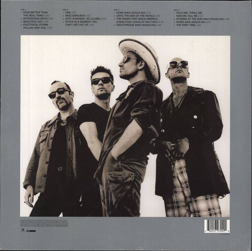 U2 The Best Of 1990-2000 UK 2-LP vinyl record set (Double LP Album) 602557970999