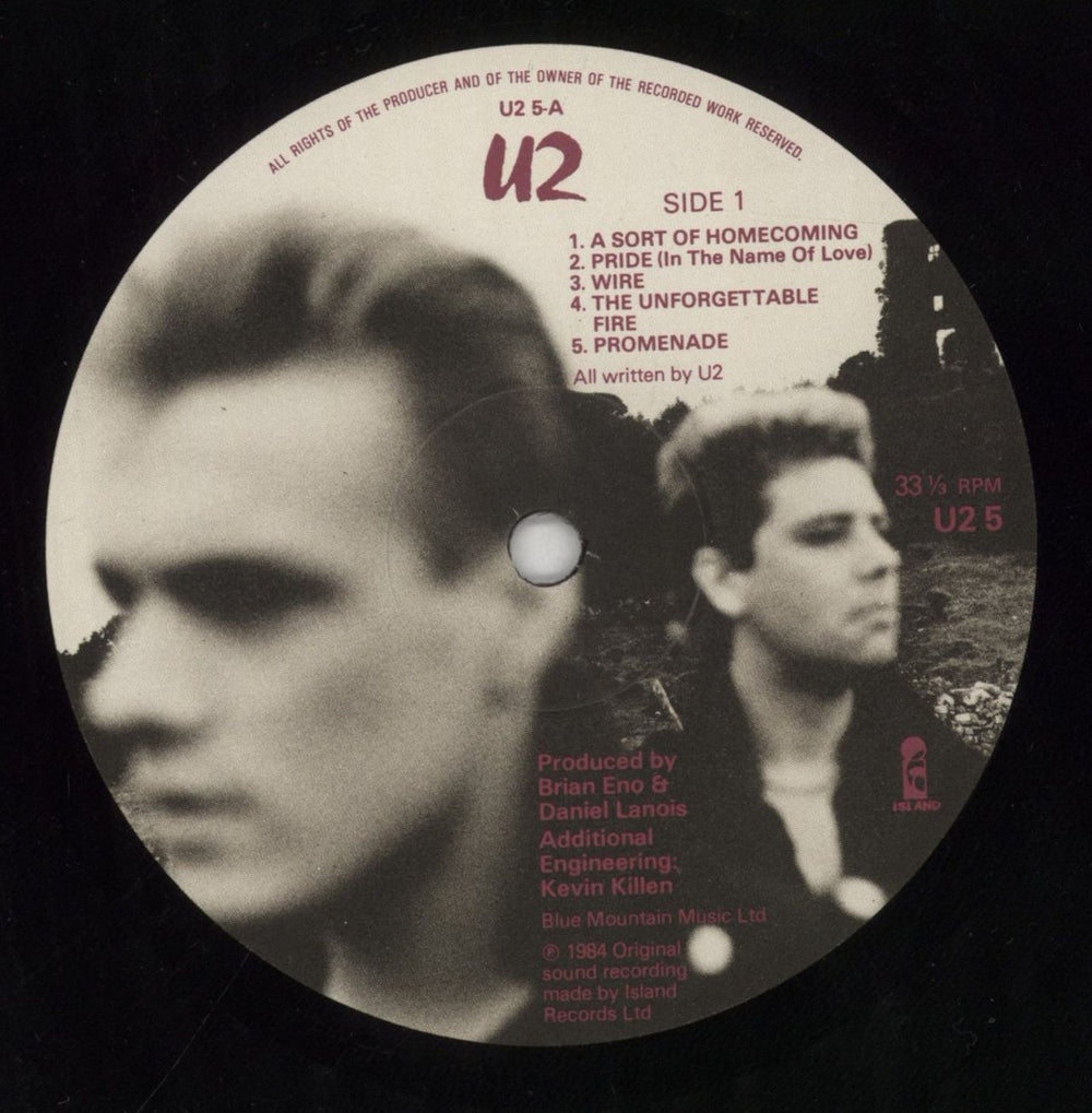 U2 The Unforgettable Fire - EX UK vinyl LP album (LP record) U-2LPTH114388