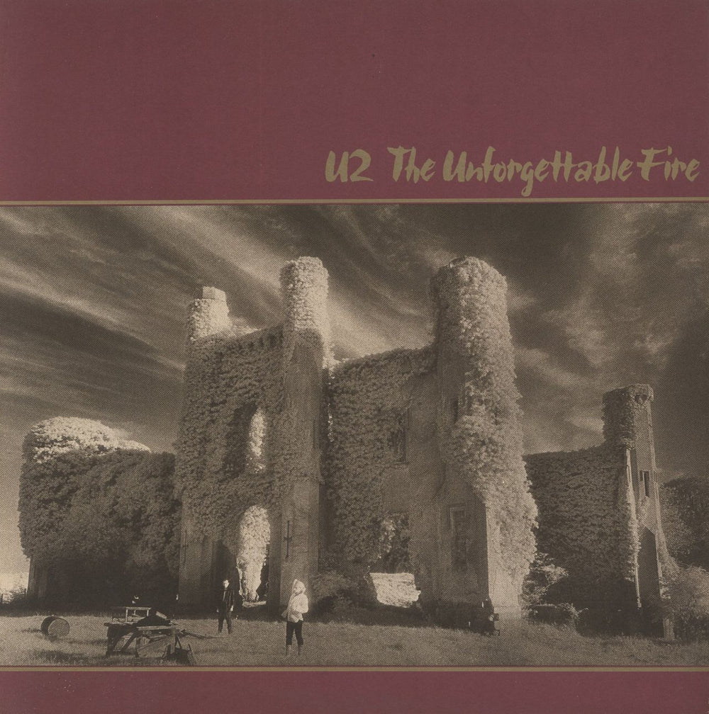 U2 The Unforgettable Fire - EX UK vinyl LP album (LP record) U25