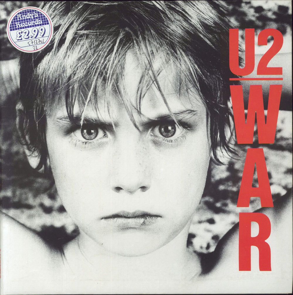 U2 War Portugese vinyl LP album (LP record) 10.205259.40