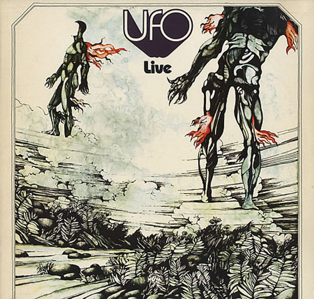 UFO Live German vinyl LP album (LP record) 6.21454