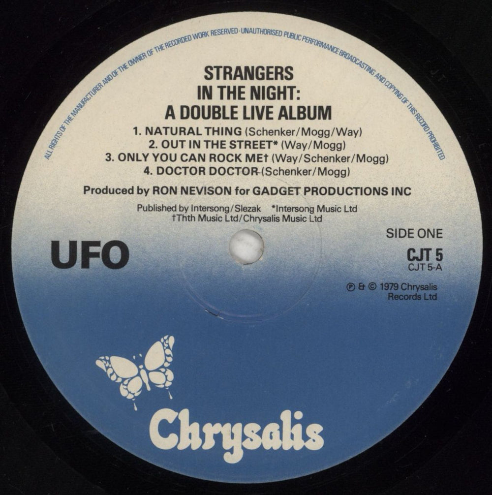 UFO Strangers In The Night - EX UK 2-LP vinyl record set (Double LP Album) UFO2LST746716