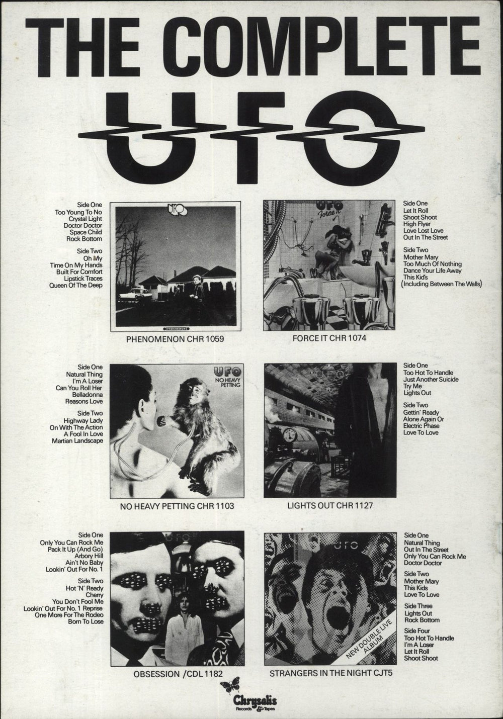 UFO UK Tour 1979 UK tour programme