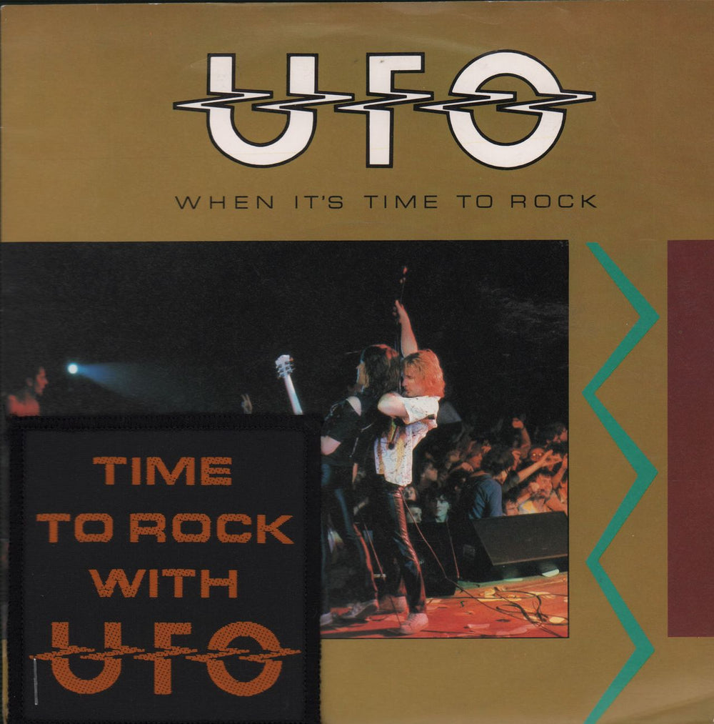 UFO When It's Time To Rock + Patch UK 7" vinyl single (7 inch record / 45) CHS2672