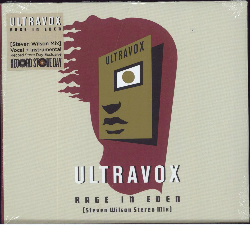 Ultravox Rage In Eden - Steven Wilson Stereo Mix + Instrumentals - RSD Black Friday 2022 UK 2 CD album set (Double CD) CDLC1338