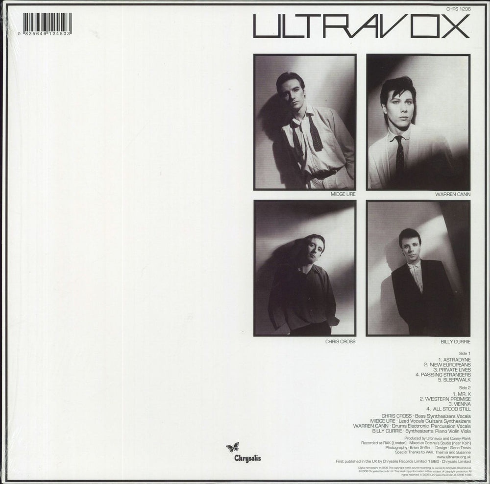 Ultravox Vienna + Opened Shrink UK vinyl LP album (LP record) 5099992824515