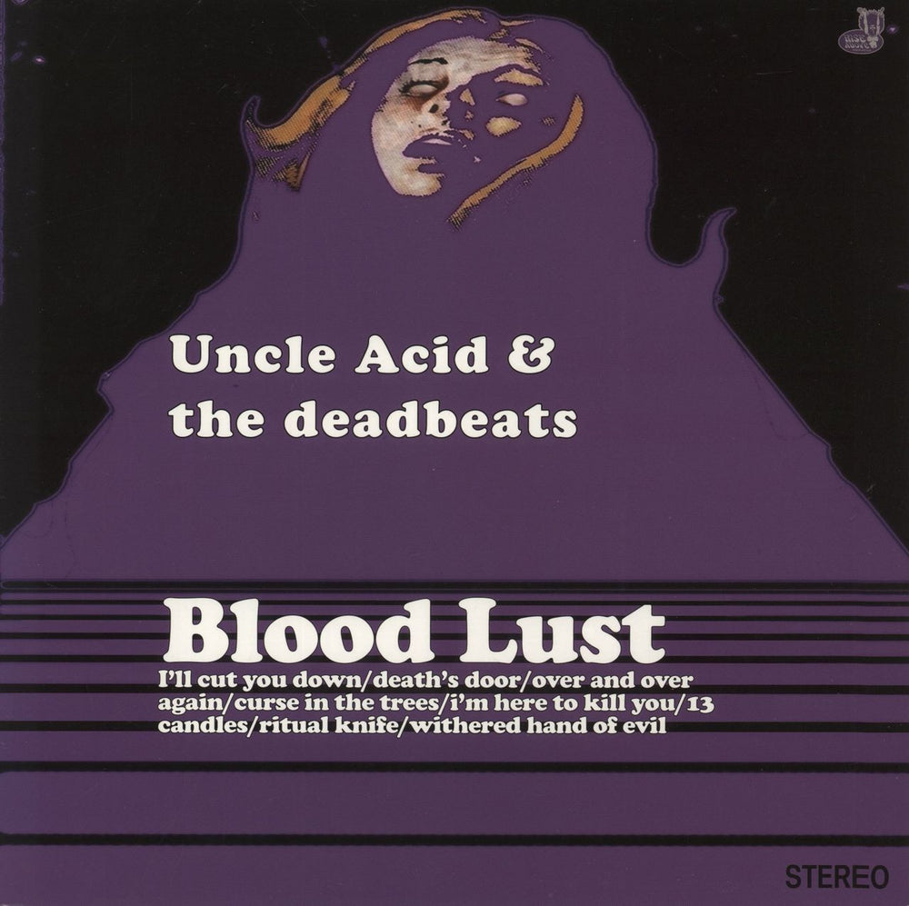 Uncle Acid & The Deadbeats Blood Lust - Gold Vinyl UK vinyl LP album (LP record) RISELP139