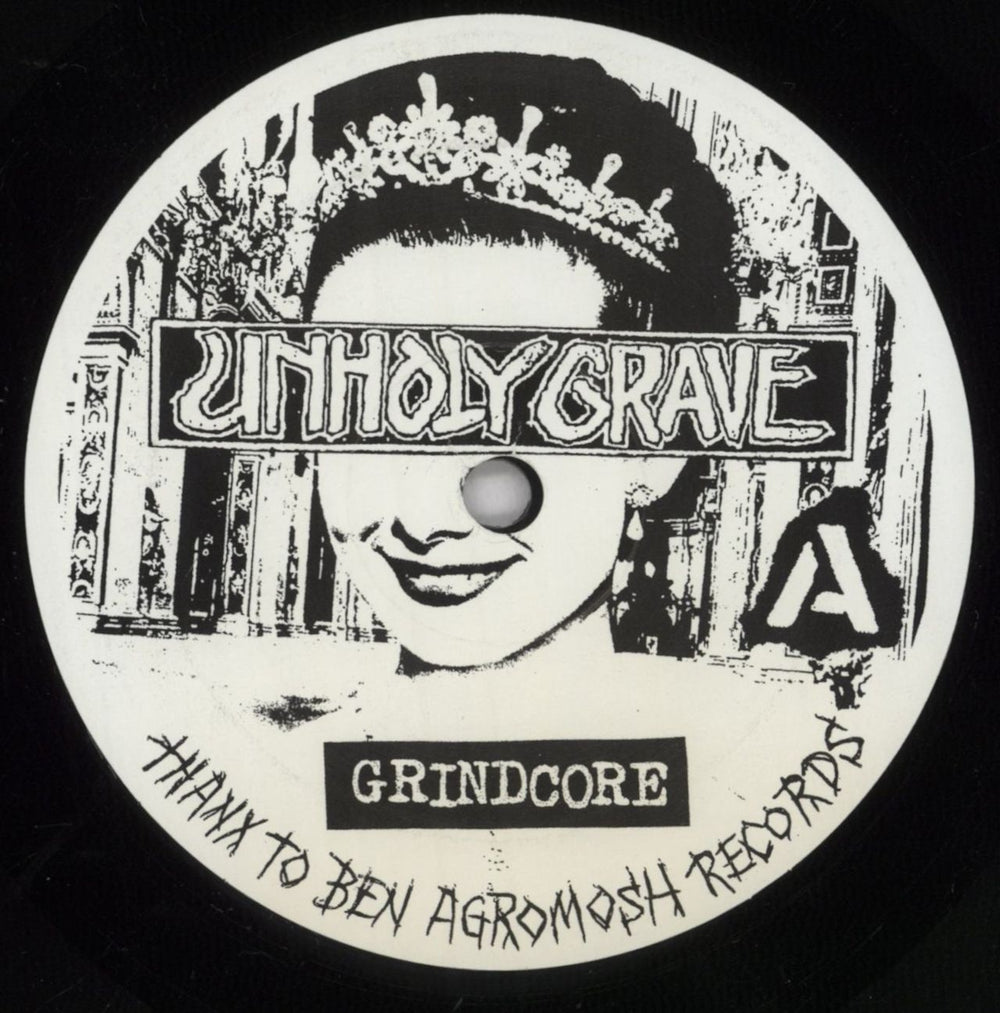 Unholy Grave UK Discharge US vinyl LP album (LP record) 65JLPUK835486