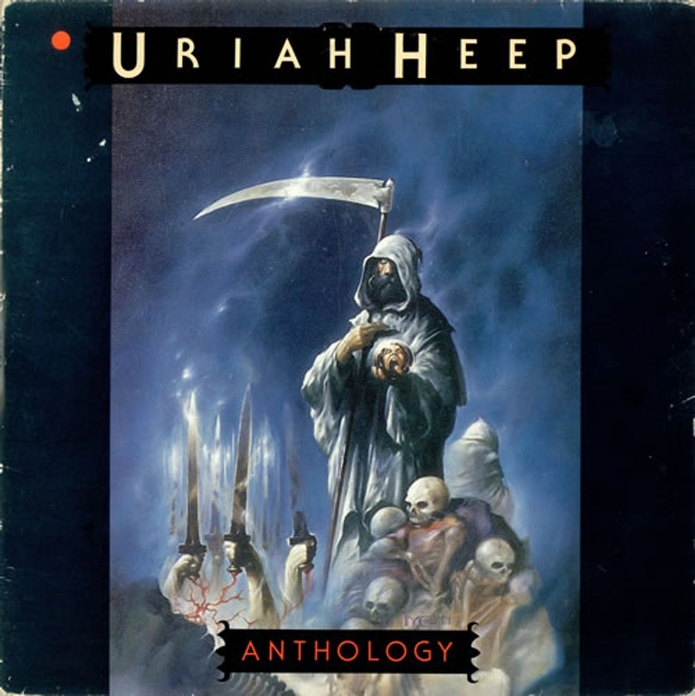 Uriah Heep Anthology UK 2-LP vinyl record set (Double LP Album) RAWLP012