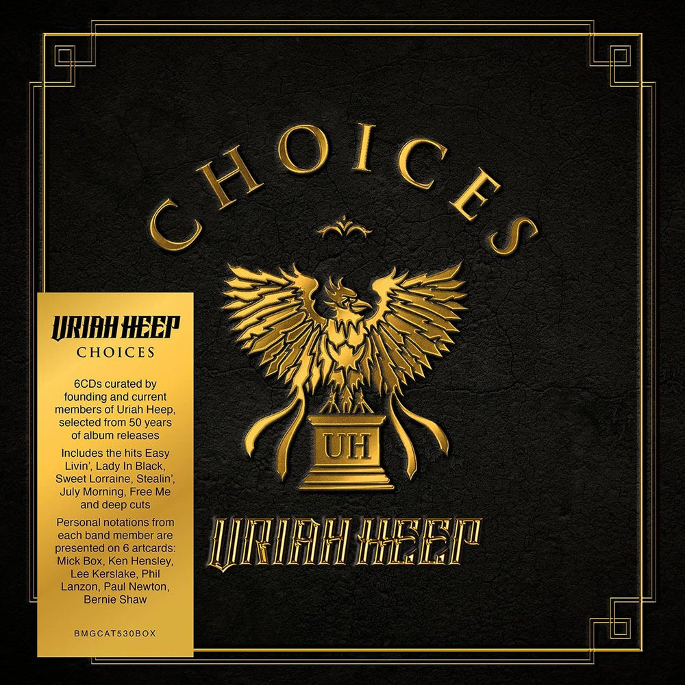 Uriah Heep Choices - 6CD Box Set - Sealed UK CD Album Box Set URIDXCH776005