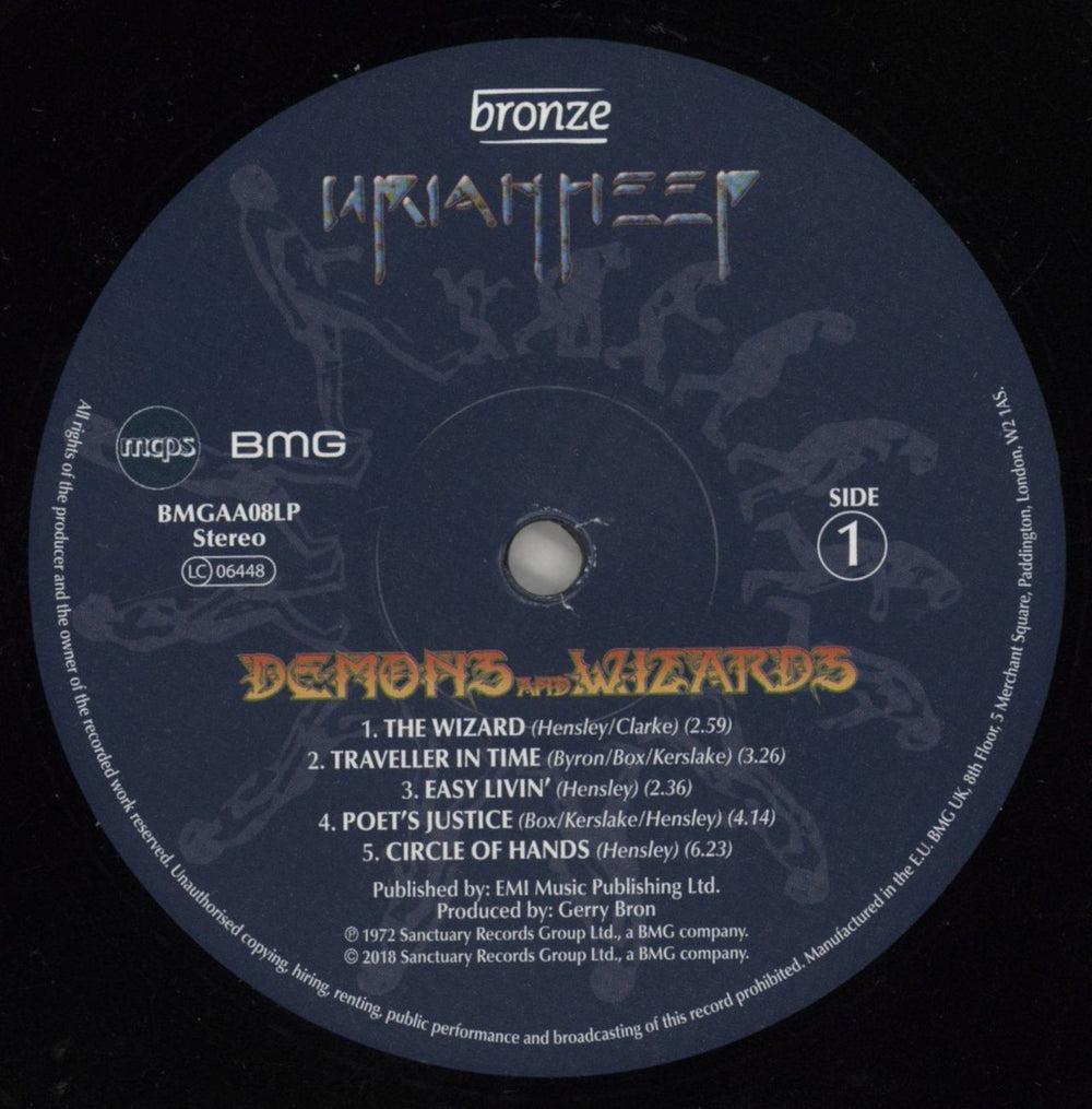 Uriah Heep Demons And Wizards - 180g UK vinyl LP album (LP record) URILPDE860344