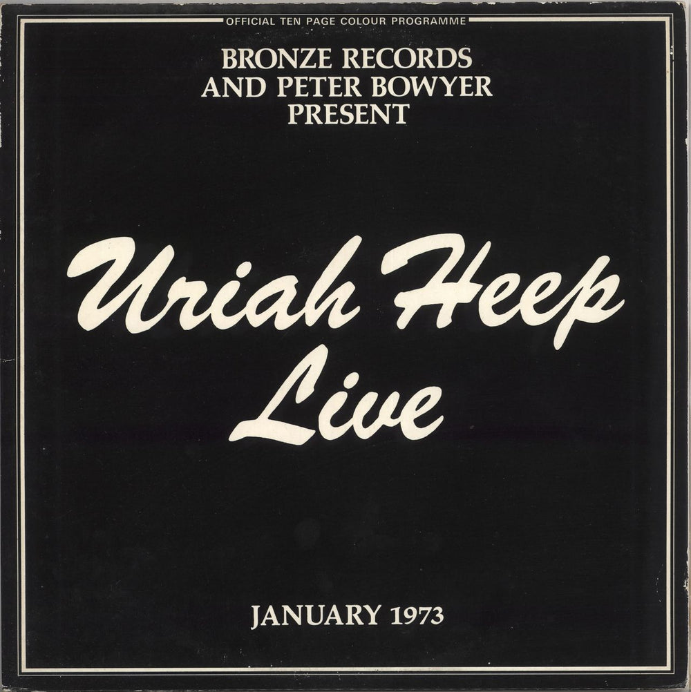 Uriah Heep Live - 1st - EX UK 2-LP vinyl record set (Double LP Album) ISLD1