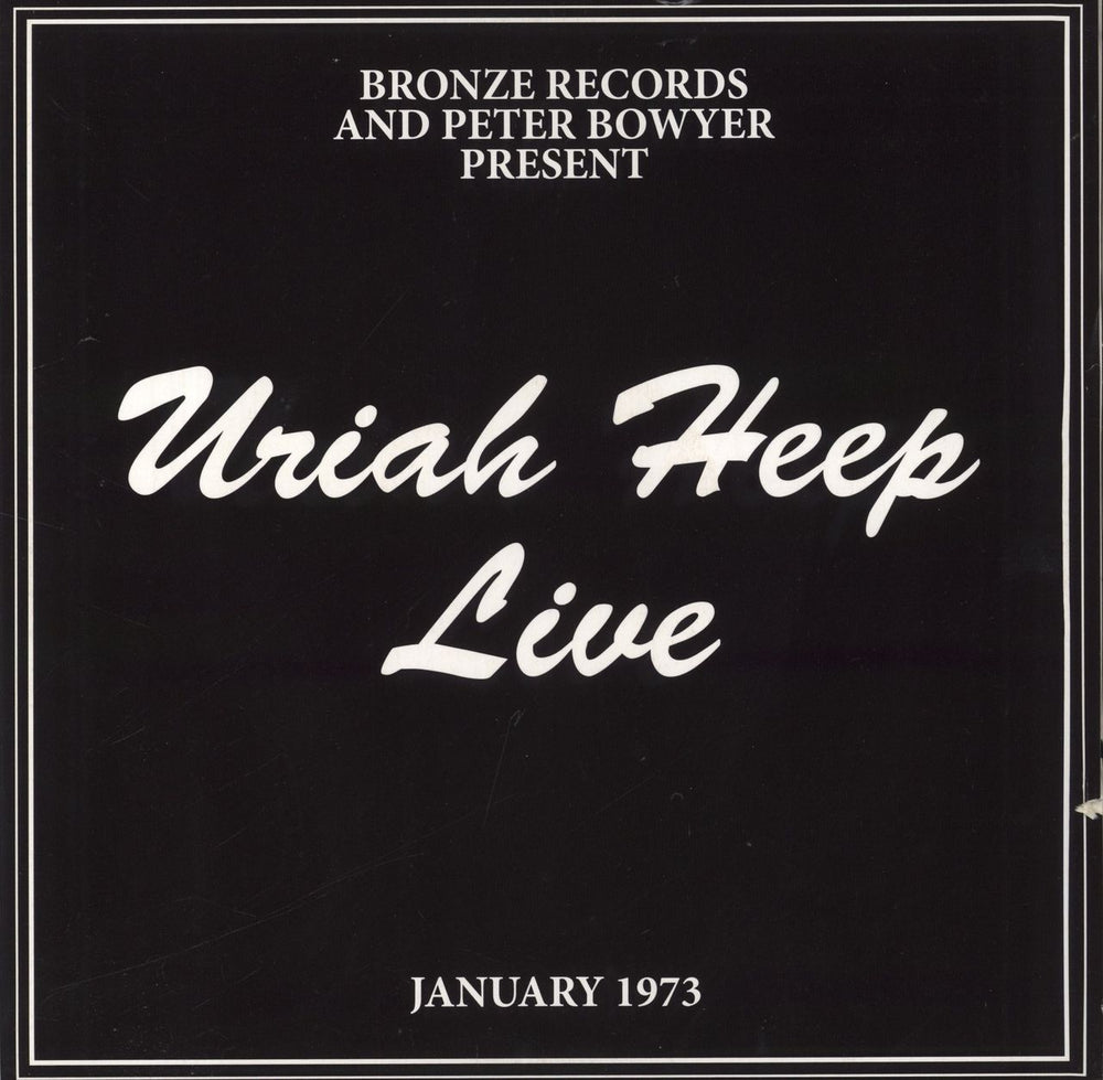 Uriah Heep Uriah Heep Live - 180 Gram Vinyl - EX UK 2-LP vinyl record set (Double LP Album) BMGRM089LP