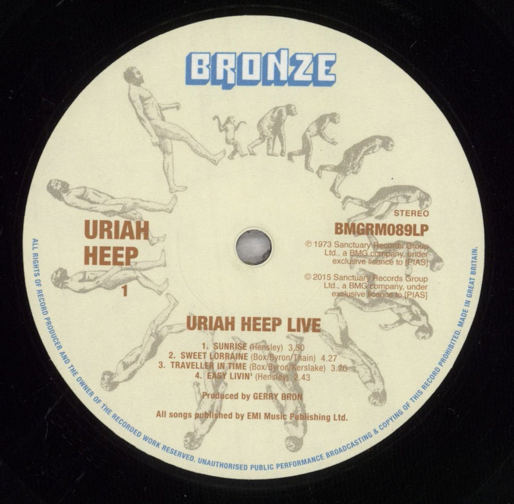 Uriah Heep Uriah Heep Live - 180 Gram Vinyl - EX UK 2-LP vinyl record set (Double LP Album) URI2LUR839250