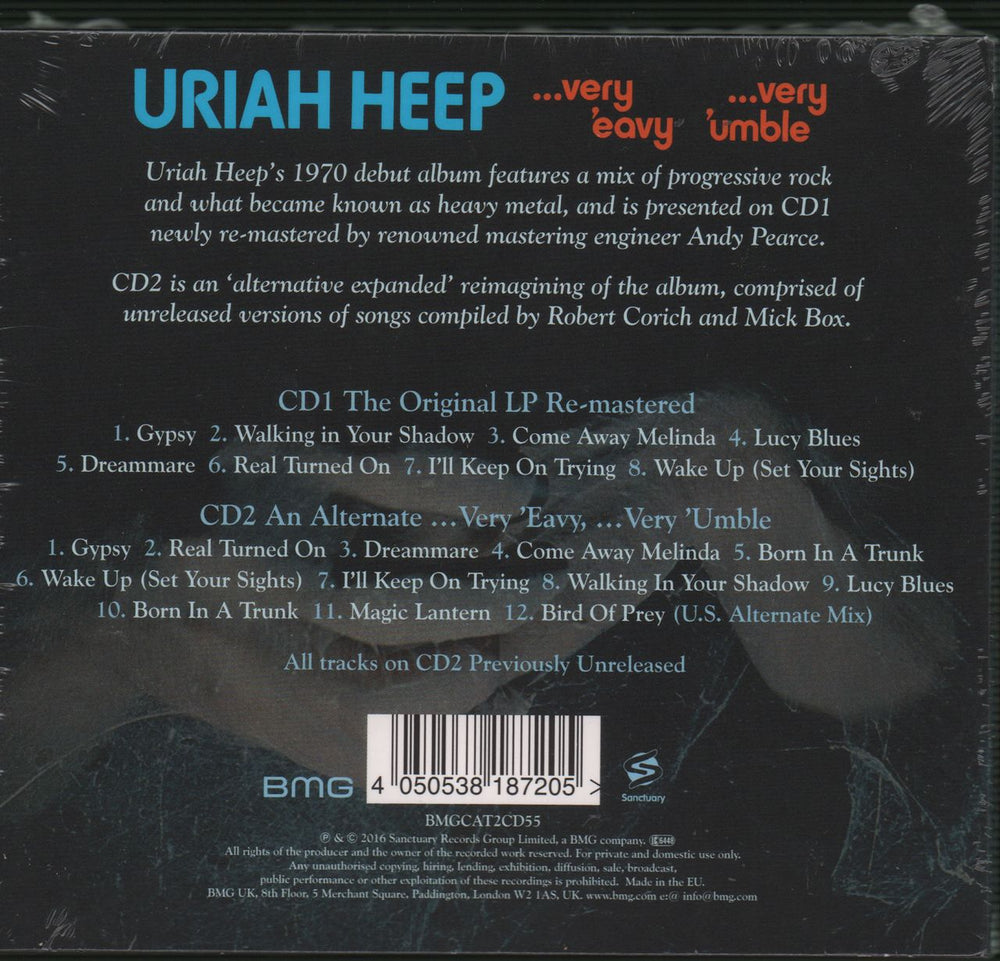 Uriah Heep ...Very 'Eavy ...Very 'Umble - Sealed UK 2 CD album set (Double CD) URI2CVE661527