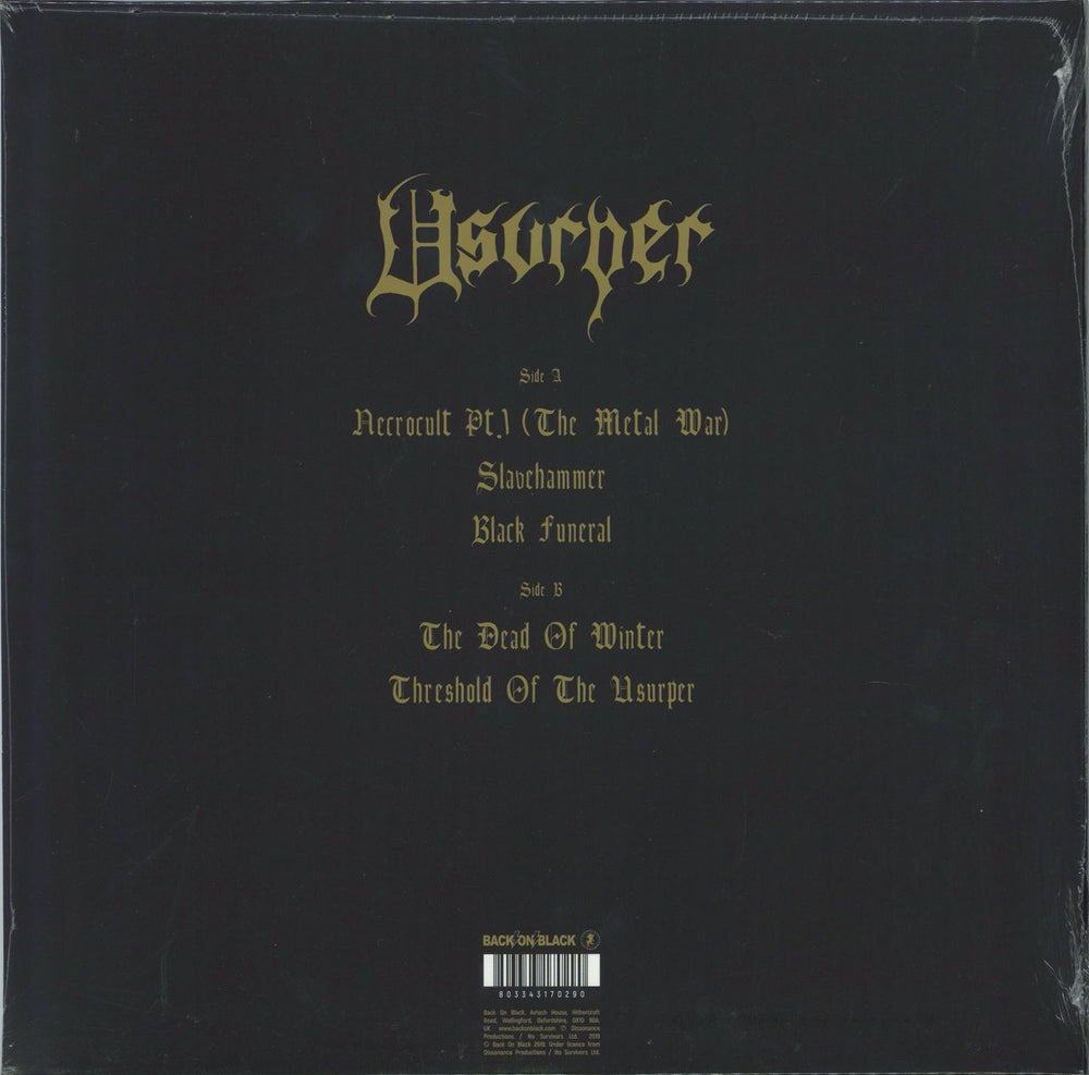 Usurper Threshold Of The Usurper - Red - Sealed UK 12" vinyl single (12 inch record / Maxi-single) 803343170290