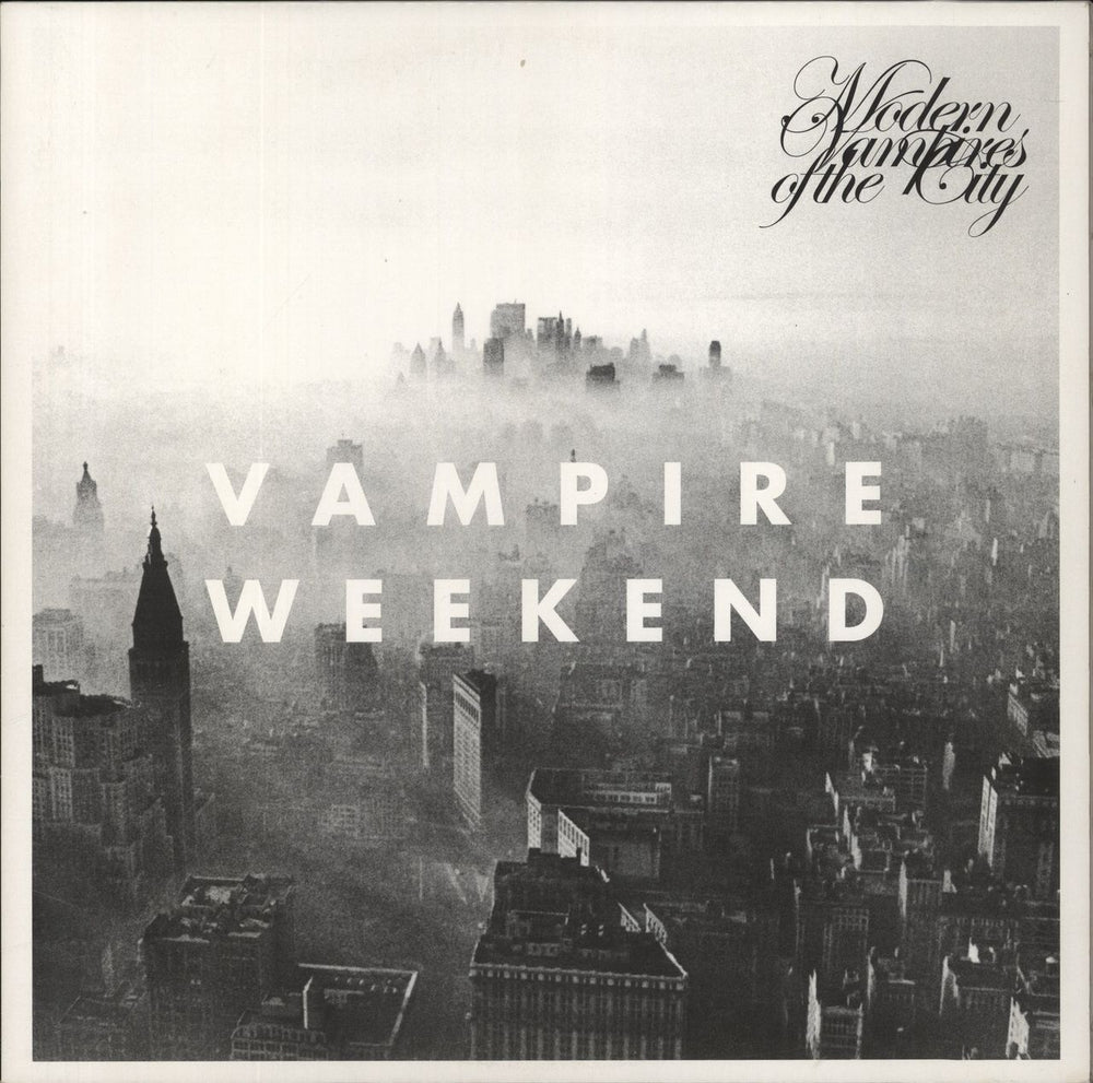 Vampire Weekend Modern Vampires Of The City - 180g White Vinyl + Poster UK vinyl LP album (LP record) XLLP556