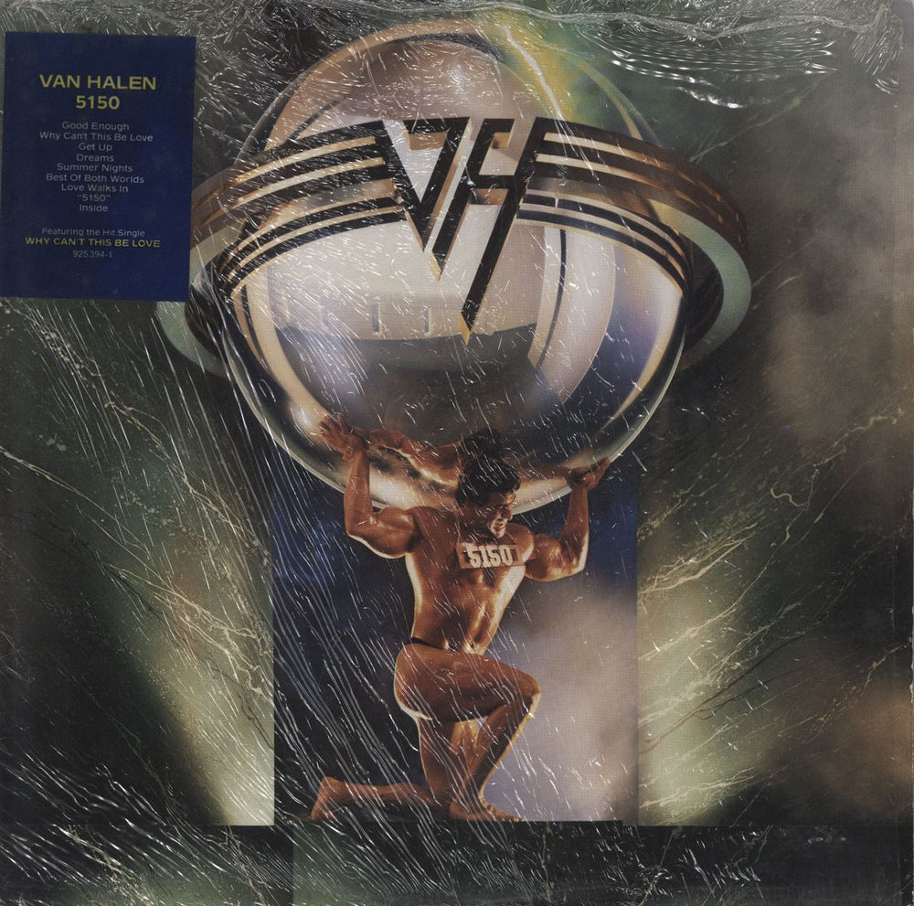 Van Halen 5150 - Fifty-One-Fifty - Hype Stickered Shrink UK vinyl LP album (LP record) W5150