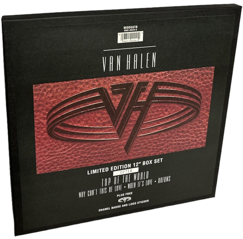 Van Halen Top Of The World - Complete UK Vinyl Box Set W0066TB