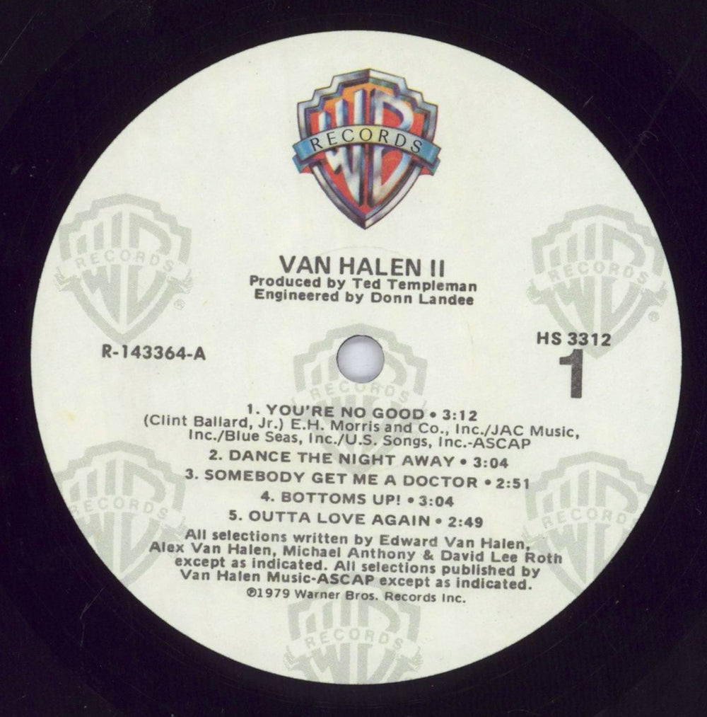 Van Halen Van Halen II - Shrink US vinyl LP album (LP record) VNHLPVA829907