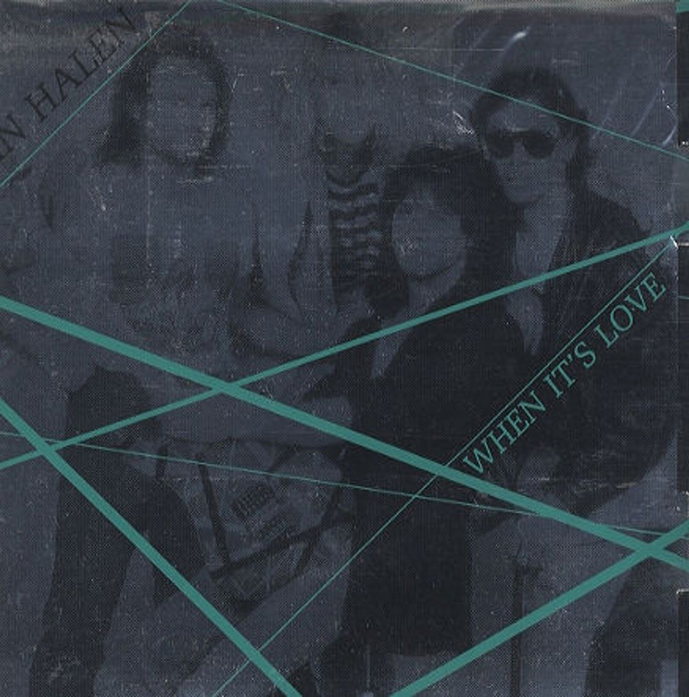 Van Halen When It's Love - Fold-out Sleeve UK 7" vinyl single (7 inch record / 45) W7816W